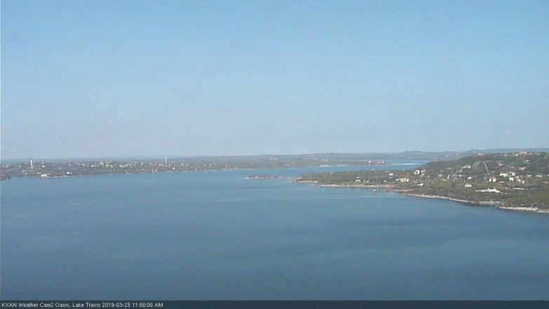 Lake Travis webcam, March 25, 2019 10:10 AM CT