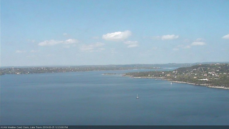 Lake Travis webcam, March 25, 2019 11:25 AM CT
