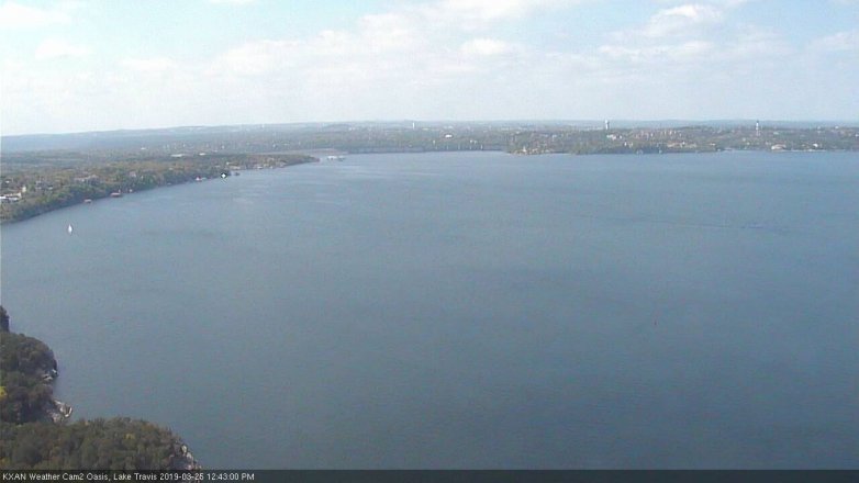 Lake Travis webcam, March 25, 2019 11:45 AM CT