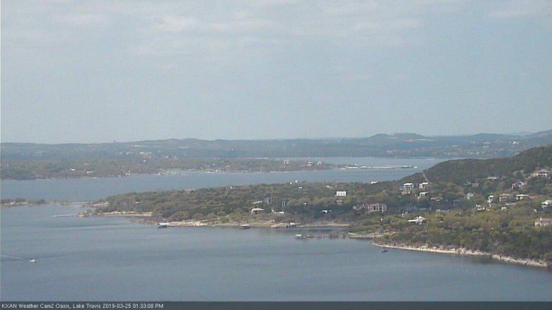 Lake Travis webcam, March 25, 2019 12:35 PM CT