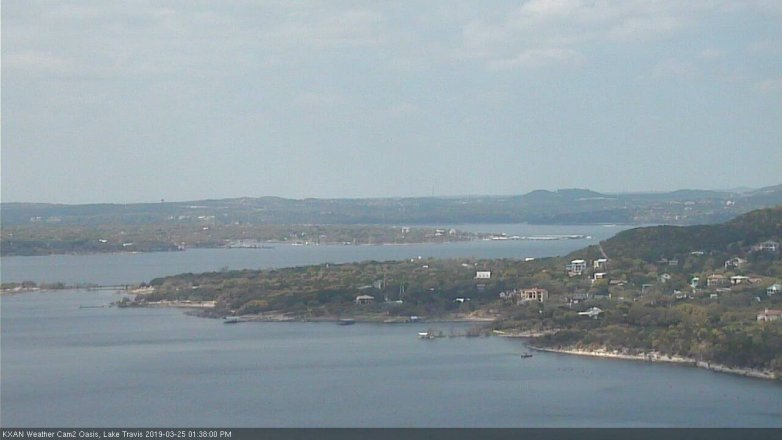 Lake Travis webcam, March 25, 2019 12:40 PM CT