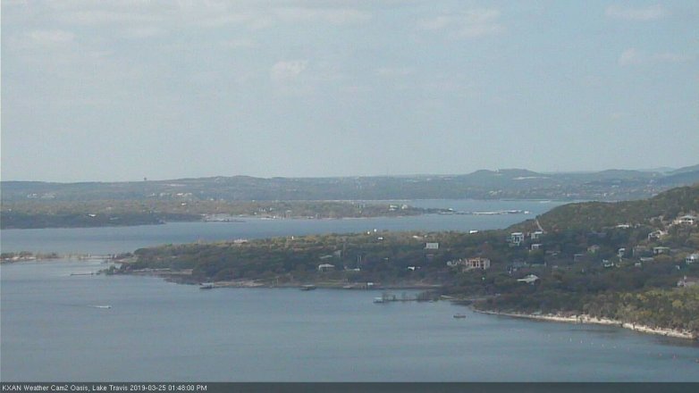 Lake Travis webcam, March 25, 2019 12:50 PM CT