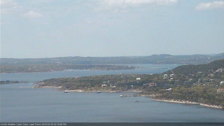 Lake Travis webcam, March 25, 2019 1:20 PM CT