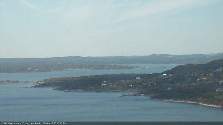 Lake Travis webcam, March 25, 2019 2:40 PM CT