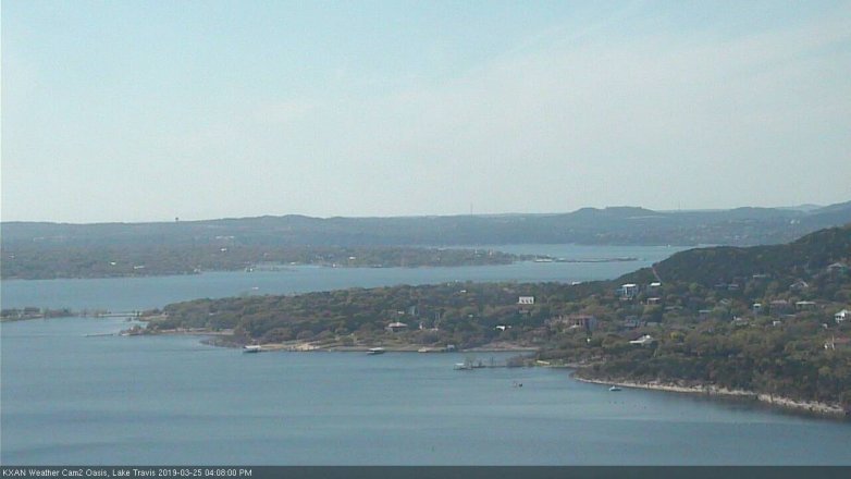 Lake Travis webcam, March 25, 2019 3:10 PM CT
