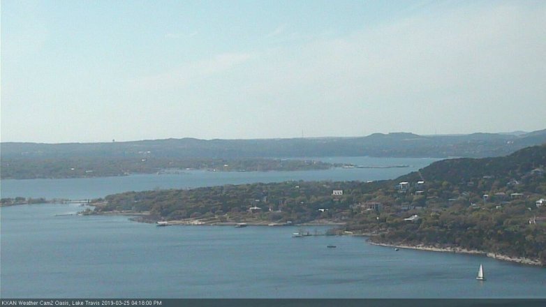 Lake Travis webcam, March 25, 2019 3:20 PM CT