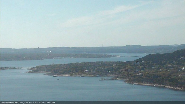 Lake Travis webcam, March 25, 2019 3:40 PM CT
