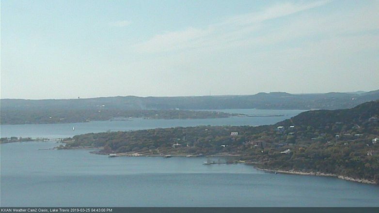 Lake Travis webcam, March 25, 2019 3:45 PM CT