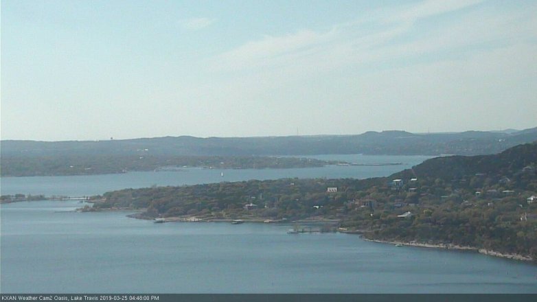 Lake Travis webcam, March 25, 2019 3:50 PM CT