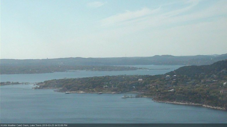 Lake Travis webcam, March 25, 2019 3:55 PM CT