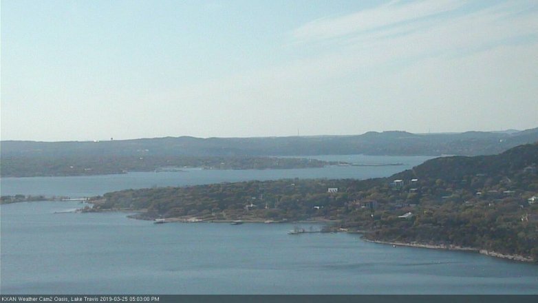Lake Travis webcam, March 25, 2019 4:05 PM CT