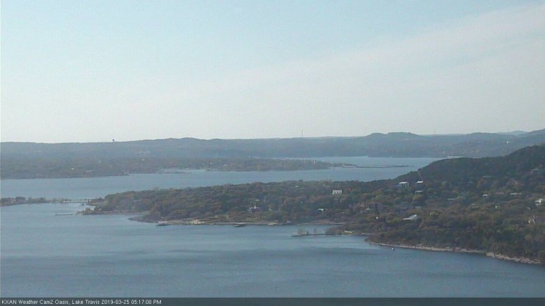 Lake Travis webcam, March 25, 2019 4:20 PM CT