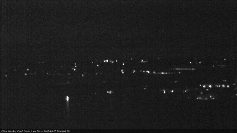 Lake Travis webcam, March 25, 2019 7:50 PM CT