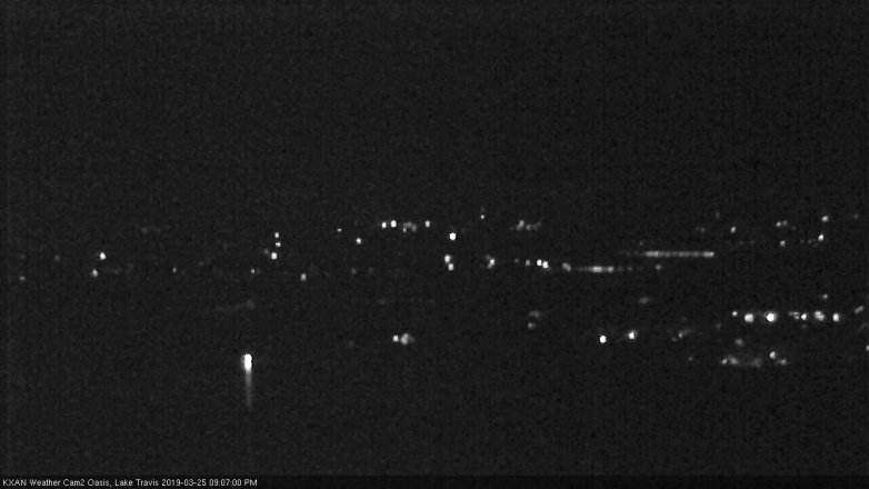 Lake Travis webcam, March 25, 2019 8:10 PM CT