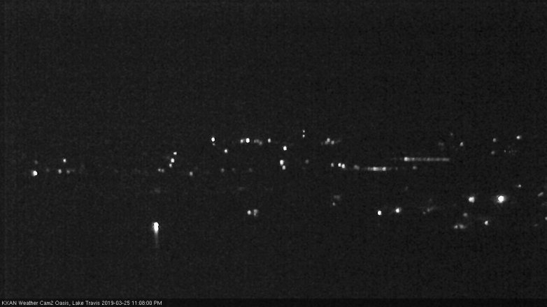 Lake Travis webcam, March 25, 2019 10:10 PM CT