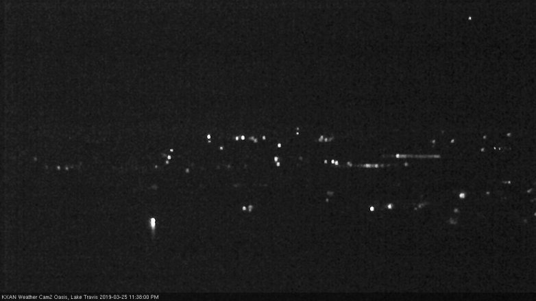 Lake Travis webcam, March 25, 2019 10:40 PM CT