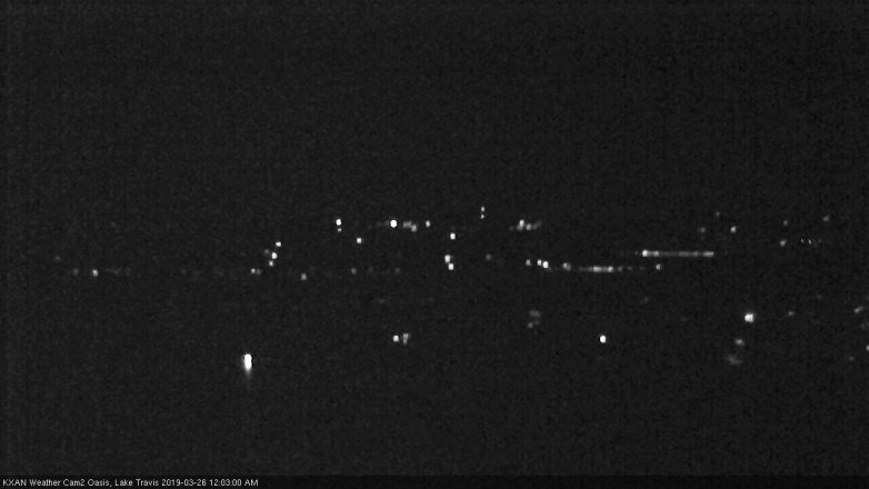Lake Travis webcam, March 25, 2019 11:05 PM CT