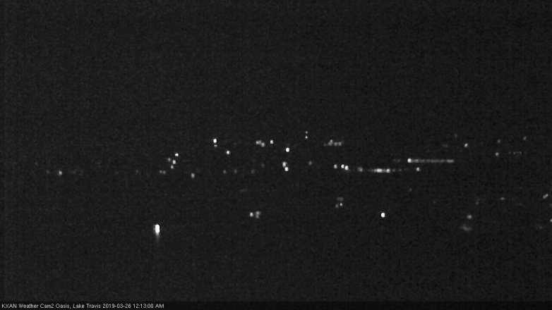 Lake Travis webcam, March 25, 2019 11:15 PM CT