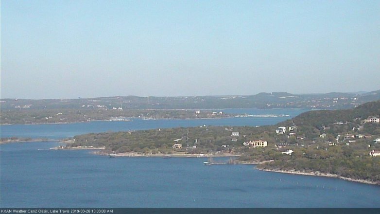 Lake Travis webcam, March 26, 2019 9:05 AM CT