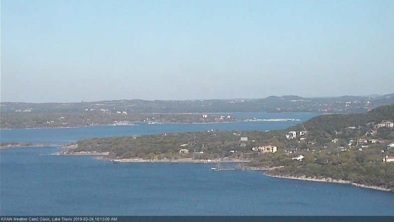 Lake Travis webcam, March 26, 2019 9:15 AM CT