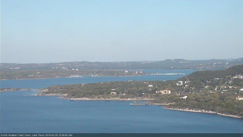 Lake Travis webcam, March 26, 2019 9:40 AM CT