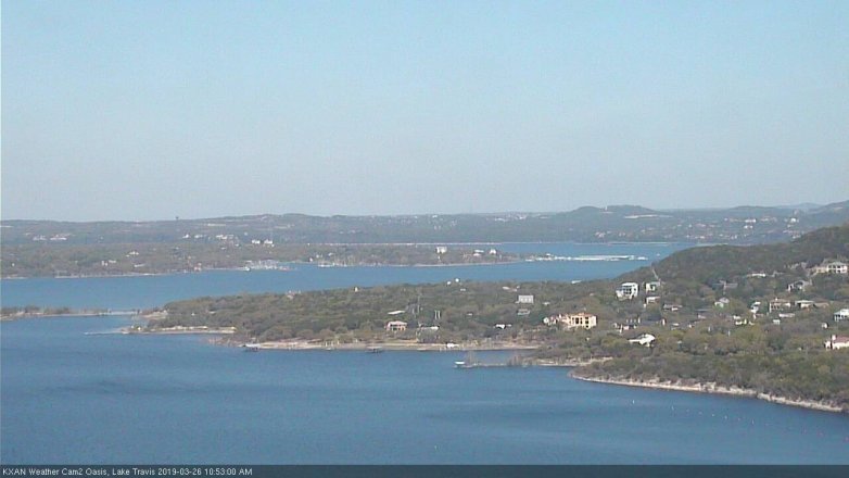 Lake Travis webcam, March 26, 2019 9:55 AM CT