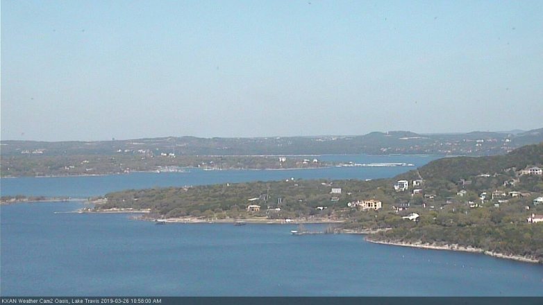 Lake Travis webcam, March 26, 2019 10:00 AM CT