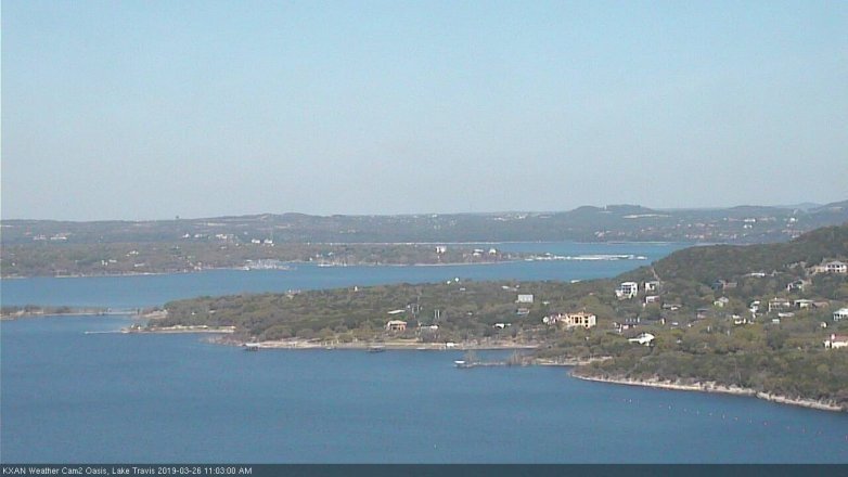 Lake Travis webcam, March 26, 2019 10:05 AM CT