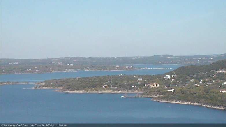 Lake Travis webcam, March 26, 2019 10:15 AM CT
