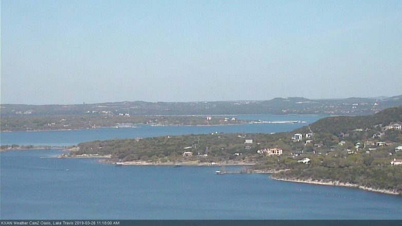 Lake Travis webcam, March 26, 2019 10:20 AM CT
