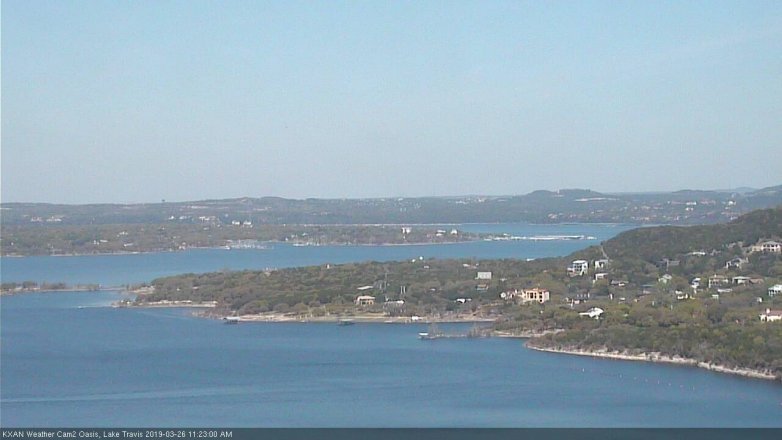 Lake Travis webcam, March 26, 2019 10:25 AM CT