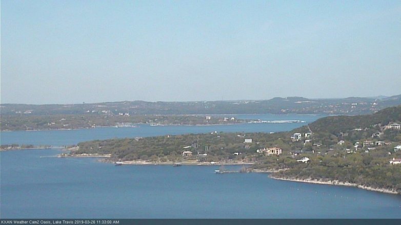 Lake Travis webcam, March 26, 2019 10:35 AM CT