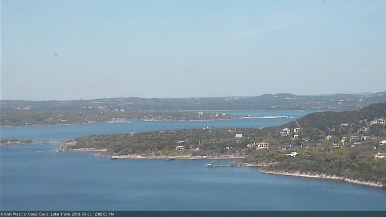 Lake Travis webcam, March 26, 2019 11:10 AM CT