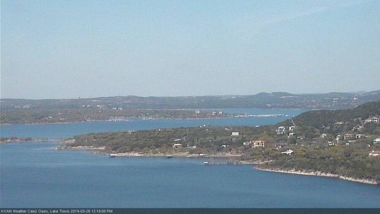 Lake Travis webcam, March 26, 2019 11:20 AM CT
