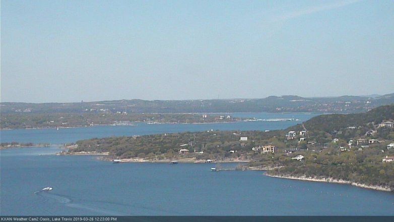 Lake Travis webcam, March 26, 2019 11:25 AM CT