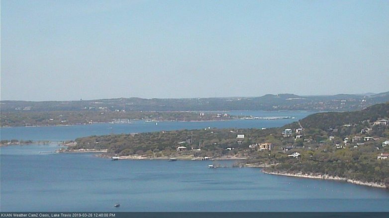 Lake Travis webcam, March 26, 2019 11:50 AM CT