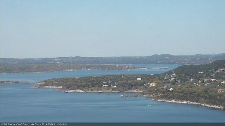 Lake Travis webcam, March 26, 2019 12:15 PM CT