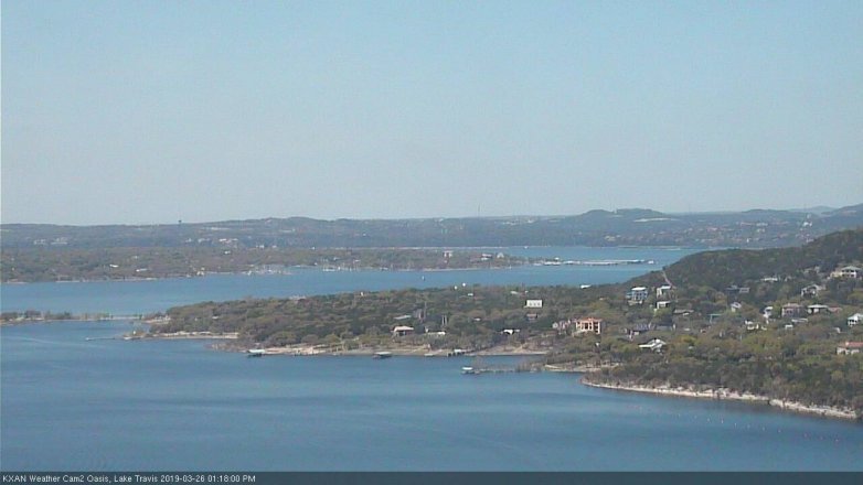 Lake Travis webcam, March 26, 2019 12:20 PM CT