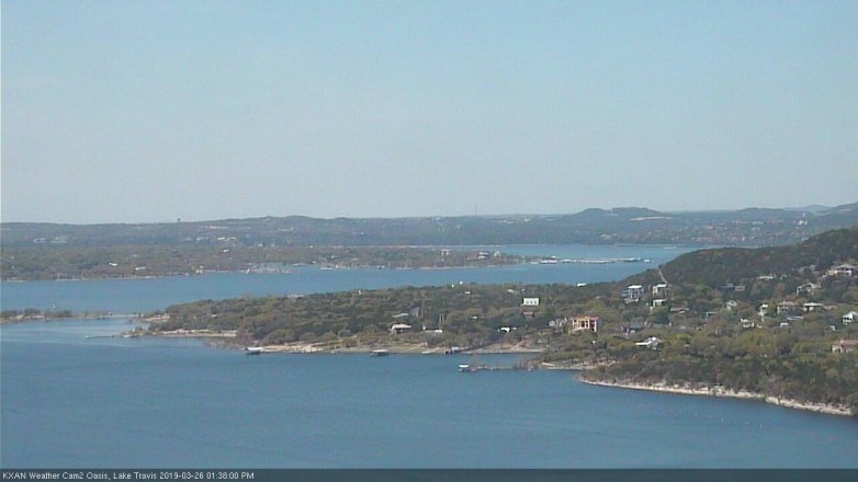 Lake Travis webcam, March 26, 2019 12:40 PM CT