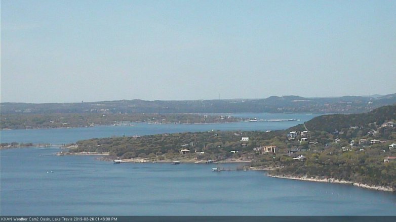 Lake Travis webcam, March 26, 2019 12:50 PM CT