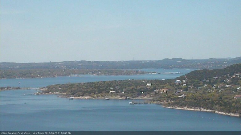 Lake Travis webcam, March 26, 2019 12:55 PM CT