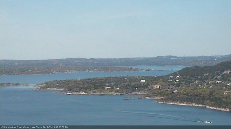 Lake Travis webcam, March 26, 2019 1:10 PM CT