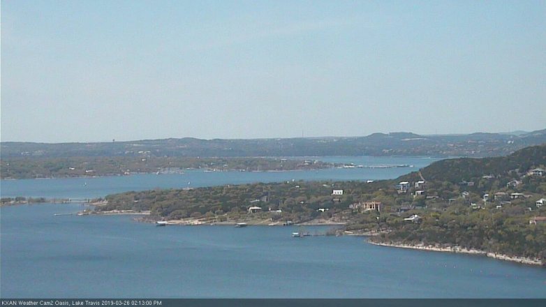 Lake Travis webcam, March 26, 2019 1:15 PM CT