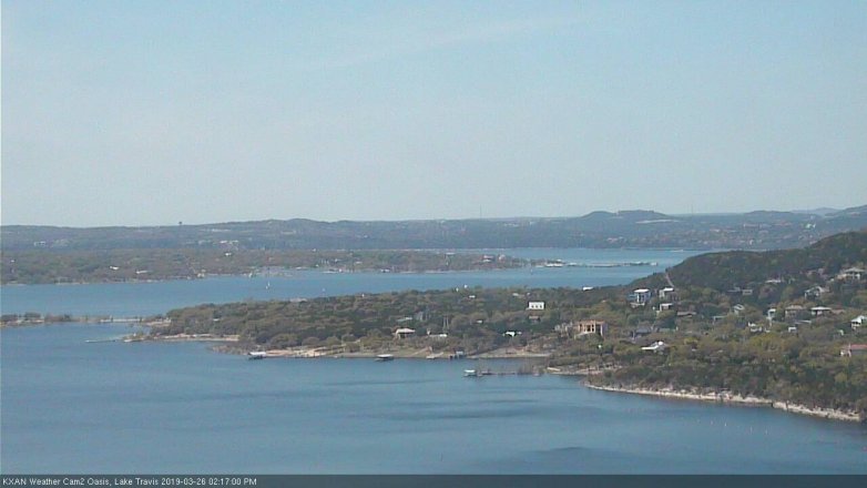 Lake Travis webcam, March 26, 2019 1:20 PM CT