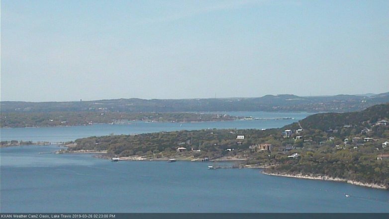 Lake Travis webcam, March 26, 2019 1:25 PM CT