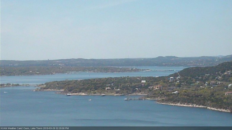 Lake Travis webcam, March 26, 2019 1:30 PM CT