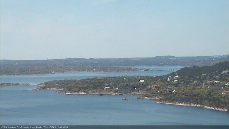 Lake Travis webcam, March 26, 2019 1:35 PM CT