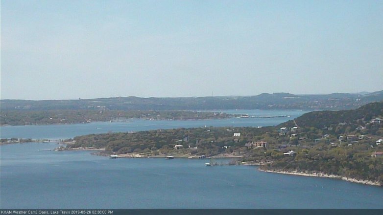 Lake Travis webcam, March 26, 2019 1:40 PM CT