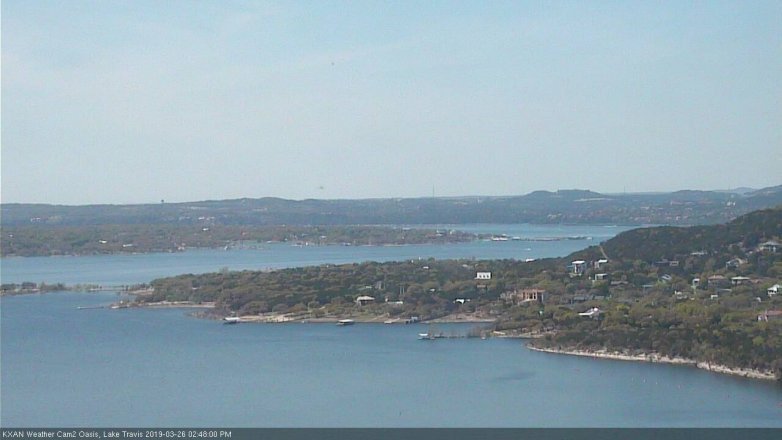 Lake Travis webcam, March 26, 2019 1:50 PM CT