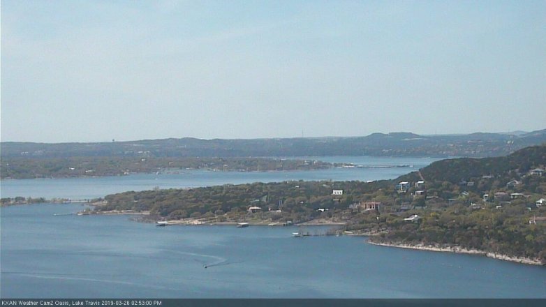 Lake Travis webcam, March 26, 2019 1:55 PM CT